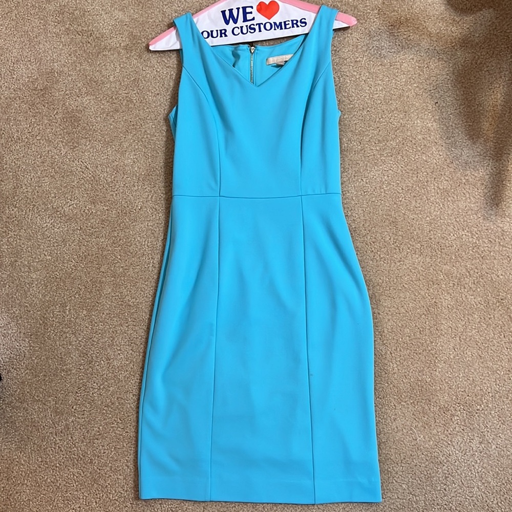 Banana Republic robins egg blue sheath pencil dress size 0